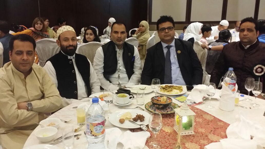 At Aligarh Muslim University Iftar Event in Dubai